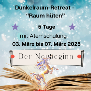 <p>03.03.25 bis 07.03.25<br /> Dunkelraum-Retreat<br /> 5 Tage</p> <p style="color:red; font-weight:bold; font-size:14px;">Trage dich jetzt für die Warteliste ein</p>